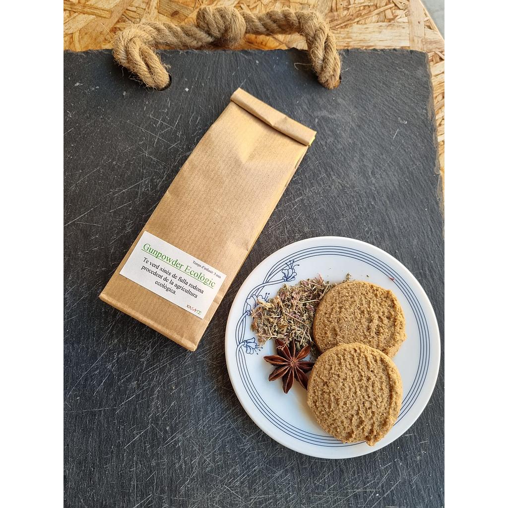 Te verd Gunpowder (Bio) a granel 50 gr.