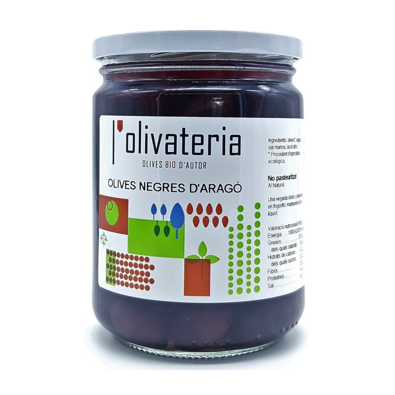 Olives negres d'Aragó 225 g